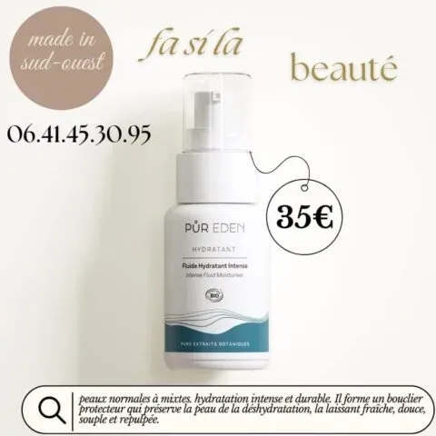 Fluide hydratant intense