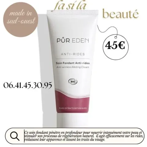 Soin fondant anti-rides