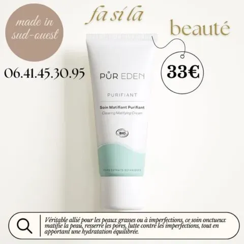 Soin matifiant purifiant